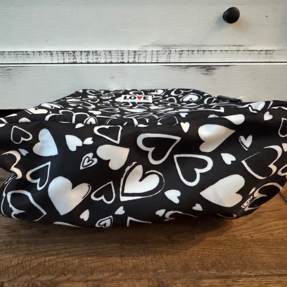 NWT Brighton Endless Love Hearts Black White Valentine\'s Day Backpack